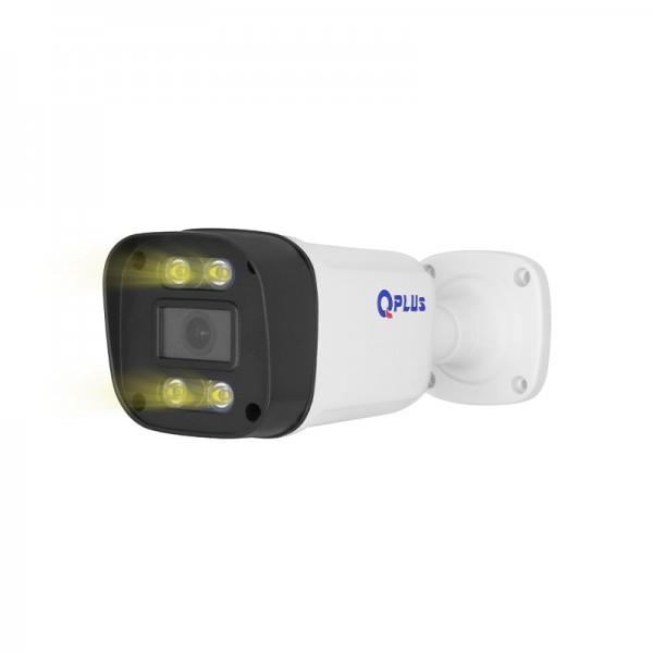 دوربین مداربسته 5 مگا پیکسل وارم لایت QPLUS مدل PL-AHC-BW5654A4-S1